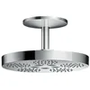 Image de hansgrohe AXOR One Pomme de douche 280 2 jets avec raccordement au plafond, 48494; Coloris: chrome