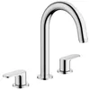Image de hansgrohe Vernis Blend Mélangeur 3 trous avec tirette et vidage synthétique, chromé, 71553000