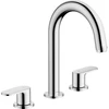 Image de hansgrohe Robinet de lavabo 3 trous Vernis Blend avec vidage à tirette, chrome