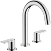 Image de hansgrohe Robinet de lavabo 3 trous Vernis Shape avec garniture de vidage à tirette, chrome