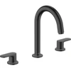 Image de hansgrohe Mitigeur lavabo 3 trous Vernis Blend avec vidage à tige, noir mat