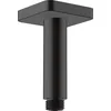 Image de hansgrohe Vernis Shape Bras de douche plafond M 1/2" 100 mm, noir mat, 26406670
