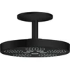 Image de hansgrohe Axor One pomme de douche plafond, 2 jets, noir mat