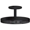 Image de hansgrohe AXOR One Pomme de douche 280 1 jet avec raccordement au plafond, 48493; Coloris: Noir Mat
