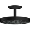Image de hansgrohe Douche de tête Axor One avec raccord plafond, 1 jet, noir mat