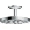 Image de hansgrohe AXOR One Pomme de douche 280 1 jet avec raccordement au plafond, 48493; Coloris: chrome