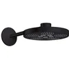Image de hansgrohe AXOR One Pomme de douche 280 2 jets avec bras de douche, 48492; Coloris: Noir Mat