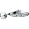 Image de hansgrohe AXOR One Pomme de douche 280 2 jets avec bras de douche, 48492; Coloris: chrome