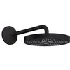 Image de hansgrohe AXOR One Pomme de douche 280 1 jet avec bras de douche, 48491; Coloris: Noir Mat