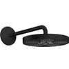 Image de hansgrohe Axor One pomme de douche avec bras de douche, 1 jet, noir mat