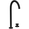 Image de hansgrohe Robinet lavabo 2 trous Sel. 260 Axor One A 165mm, avec vidage push-open, mat noir