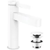 Image de hansgrohe Finoris Mitigeur de lavabo 110 CoolStart, bonde Push-Open, blanc mat, 76024700