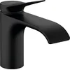 Image de hansgrohe Vivenis Mitigeur de lavabo 80 sans tirette ni vidage, noir mat, 75012670