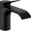 Image de hansgrohe Vivenis Mitigeur de lavabo 80 avec tirette et vidage, noir mat, 75010670