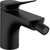 Image de hansgrohe Vivenis Mitigeur de bidet avec tirette et vidage, noir mat, 75200670