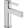Image de hansgrohe Finoris Robinet de lave-mains 100 eau froide sans tirette ni vidage, chromé, 76013000
