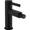 Image de hansgrohe Mitigeur monocommande pour bidet Finoris avec garniture de vidage Push-Open, noir mat