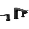 Image de hansgrohe Vivenis Mélangeur de lavabo 3 trous 90 avec tirette et vidage, noir mat, 75033670