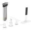 Image de hansgrohe Kit de montage Finoris 4-L-BW-Rand-Arm., avec sBox, blanc mat
