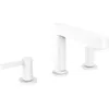 Image de hansgrohe Finoris Mélangeur de lavabo 3 trous 110, bonde Push-Open, blanc mat, 76033700
