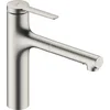 Image de hansgrohe Zesis M33 Mitigeur de cuisine 160 avec douchette extractible 2 jets, aspect acier inox, 74801800