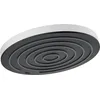 Image de hansgrohe Pulsify S - Douche de tête avec 1 type de jet (PowderRain), Douche pluie ronde (260mm), Pommeau de douche pour montage au mur/plafond, Blanc mat, 24140700