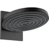 Image de hansgrohe Pulsify S - Douche de tête avec 2 types de jet, Douche pluie ronde (260mm), avec bras de douche, Pommeau de douche pour montage au mur, Noir mat, 24150670