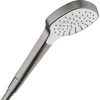 Image de hansgrohe Douchette Croma E EcoSmart 9 l/min, 1 jet, noir brossé