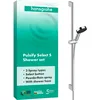 Image de Hansgrohe Set de Douche Pulsify Select S, Ensemble de Douche, Pommeau de Douche avec 3 Types de Jet (Relaxation), Barre de Douche 90 cm, Flexible de Douche 1,60 m, Chromé, 24170000