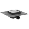 Image de hansgrohe RainDrain Spot - Siphon de douche 15 x 15 cm à carreler, Siphon de sol carrelable, Acier inoxydable brossé, 56112800