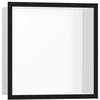 Image de hansgrohe XtraStoris niche murale indiv. 300x300x100 mm, avec design, blanc mat-noir