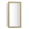 Image de hansgrohe XtraStoris Individual Niche Murale Blanc Mat avec Cadre Design 300x150x100 mm, 56096; Coloris: Bronze brossé