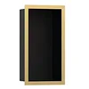 Image de hansgrohe XtraStoris Individual Niche murale noir mat avec cadre design 300x150x100 mm, 56095990, Couleur: Polished Gold Optic