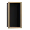 Image de hansgrohe XtraStoris Individual Niche Murale Noir Mat avec Cadre Design 300x150x100 mm, 56095; Coloris: Bronze brossé