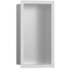 Image de hansgrohe XtraStoris niche murale indiv. 150x300x100 cm, avec design, ES courbée, blanc mat