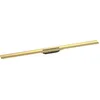 Image de hansgrohe RainDrain Flex - Caniveau de douche linéaire 1200 mm, Siphon de sol à découper pour installation contre le mur, Aspect doré poli, 56054990