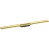 Image de hansgrohe RainDrain Flex - Caniveau de douche linéaire 1000 mm, Siphon de sol à découper pour installation contre le mur, Aspect doré poli, 56053990