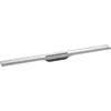 Image de hansgrohe RainDrain Flex - Caniveau de douche linéaire 1000 mm, Siphon de sol à découper pour installation contre le mur, Acier inoxydable brossé, 56053800