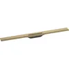 Image de hansgrohe RainDrain Flex - Caniveau de douche linéaire 1000 mm, Siphon de sol à découper pour installation contre le mur, Bronze brossé, 56053140