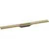 Image de hansgrohe RainDrain Flex - Caniveau de douche linéaire 900 mm, Siphon de sol à découper pour installation contre le mur, Bronze brossé, 56052140