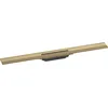 Image de hansgrohe RainDrain Flex - Caniveau de douche linéaire 800 mm, Siphon de sol à découper pour installation contre le mur, Bronze brossé, 56051140