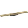 Image de hansgrohe RainDrain Flex - Caniveau de douche linéaire 700 mm, Siphon de sol à découper pour installation contre le mur, Bronze brossé, 56050140