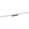 Image de hansgrohe RainDrain Flex - Caniveau de douche linéaire 900 mm, Siphon de sol découpable pour montage libre, Blanc mat, 56045700