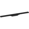 Image de hansgrohe RainDrain Flex - Caniveau de douche linéaire 800 mm, Siphon de sol découpable pour montage libre, Noir mat, 56044670