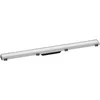 Image de hansgrohe RainDrain Match - Caniveau de douche linéaire 900 mm, Siphon de sol avec cadre réglable en hauteur, Blanc mat, 56040700