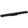 Image de hansgrohe RainDrain Match Caniveau de douche 700 mm, noir mat, kit complet