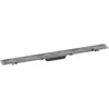 Image de hansgrohe RainDrain Rock - Caniveau de douche linéaire 800 mm, Siphon de sol découpable et carrelable, 56031000