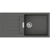 Image de hansgrohe Évier encastré S520 avec égouttoir, 980x480mm, 1 cuve, gris pierre