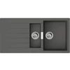 Image de hansgrohe Évier encastrable S520 avec égouttoir, 980x480 mm, 2 bacs, gris pierre