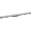 Image de hansgrohe RainDrain Match - Caniveau de douche linéaire 1000 mm, Siphon de sol avec cadre réglable en hauteur, Acier inoxydable brossé, 56041800